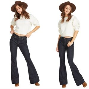 Driftwood Farrah Wide Leg Flare Jeans